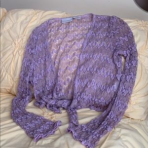 Light purple with gold shimmer top